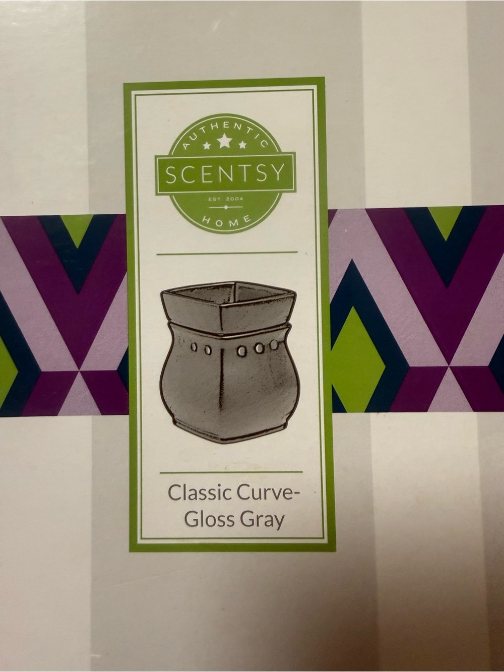Scentsy -Classic Curve Gloss Grey **Brand New